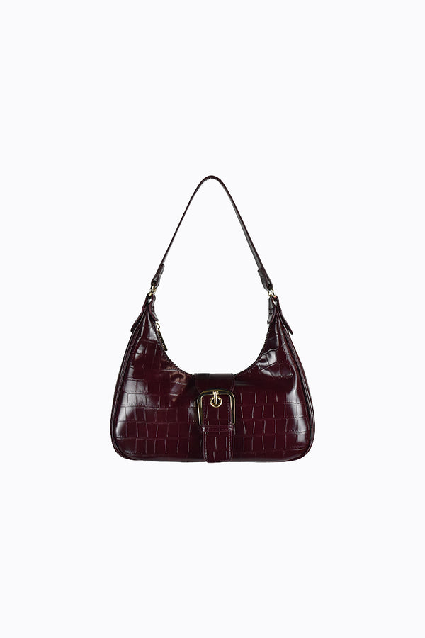 Millie - Burgundy Croc Product Image